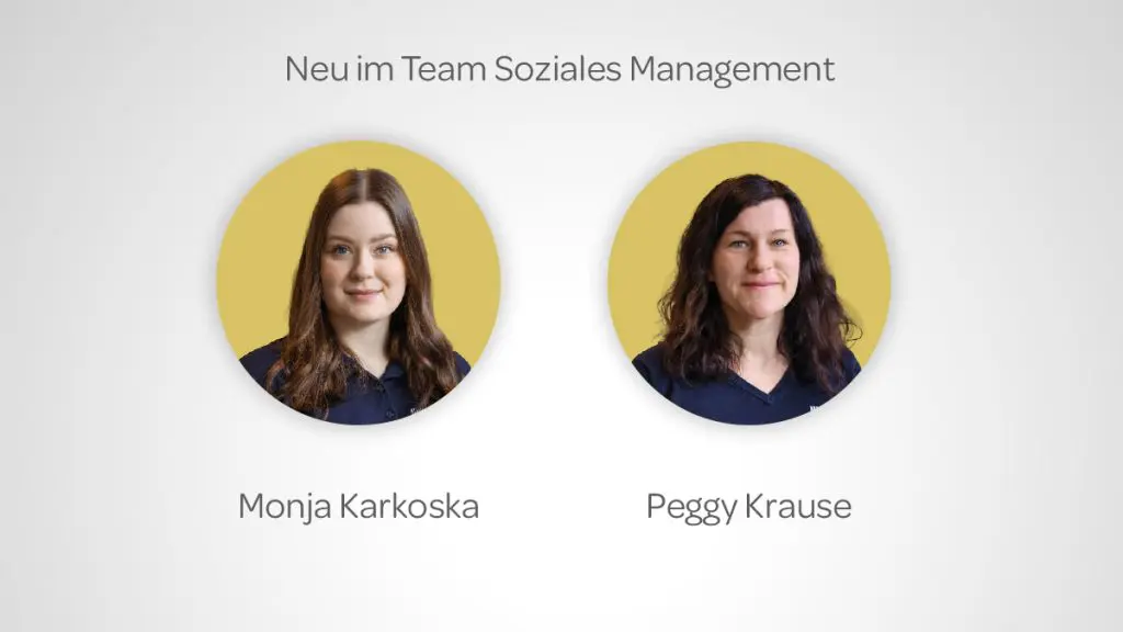 Bild: WIEDERAUFBAU, Monja Karkoska und Peggy Krause im Porträt