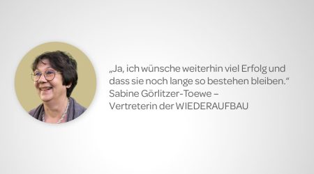 Bild: © WIEDERAUFBAU Sabine Görlitzer-Toewe im Profil
