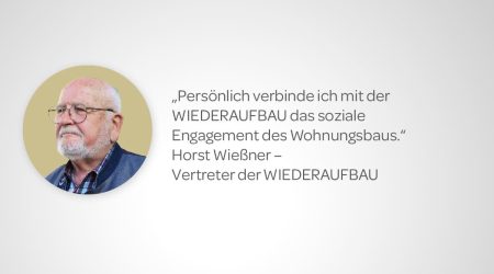 Bild: © WIEDERAUFBAU Horst Wießner im Profil