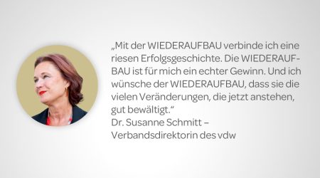 Bild: © WIEDERAUFBAU Frau Dr. Schmitt im Profil.