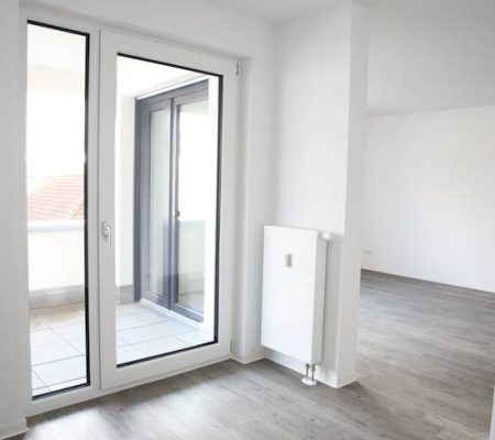 Küche und Wohnzimmer